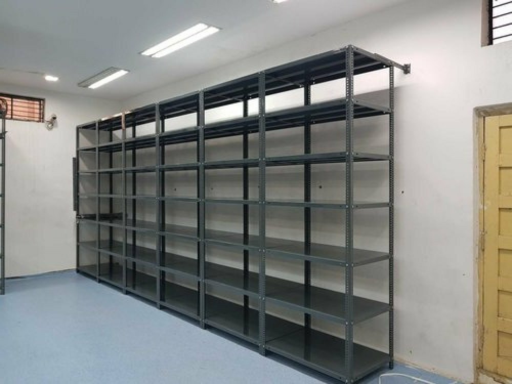 MS Slotted Angle Partitions Rack Manufacturers in Bari Brahmana