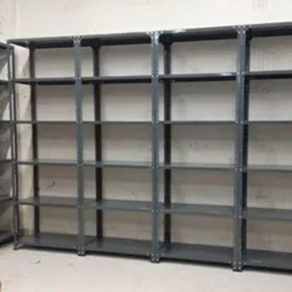 Powder Coated MS Slotted Angle Racks For Warehouse Manufacturers in Ashok Nagar